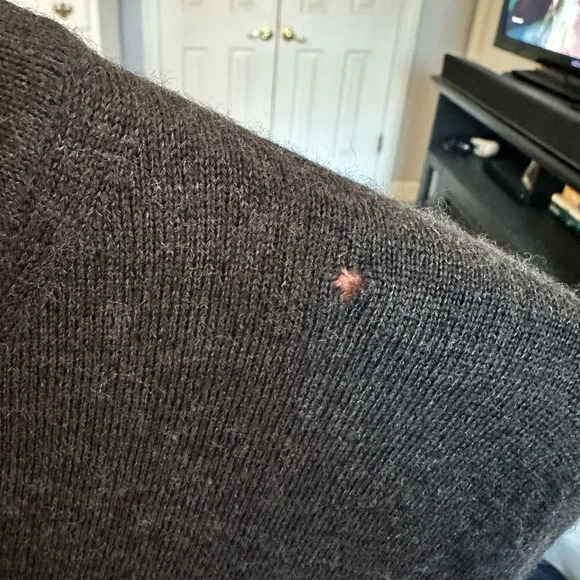 Brandini 100% Merino Wool grey sweater Vest XL Tall - Picture 5 of 5